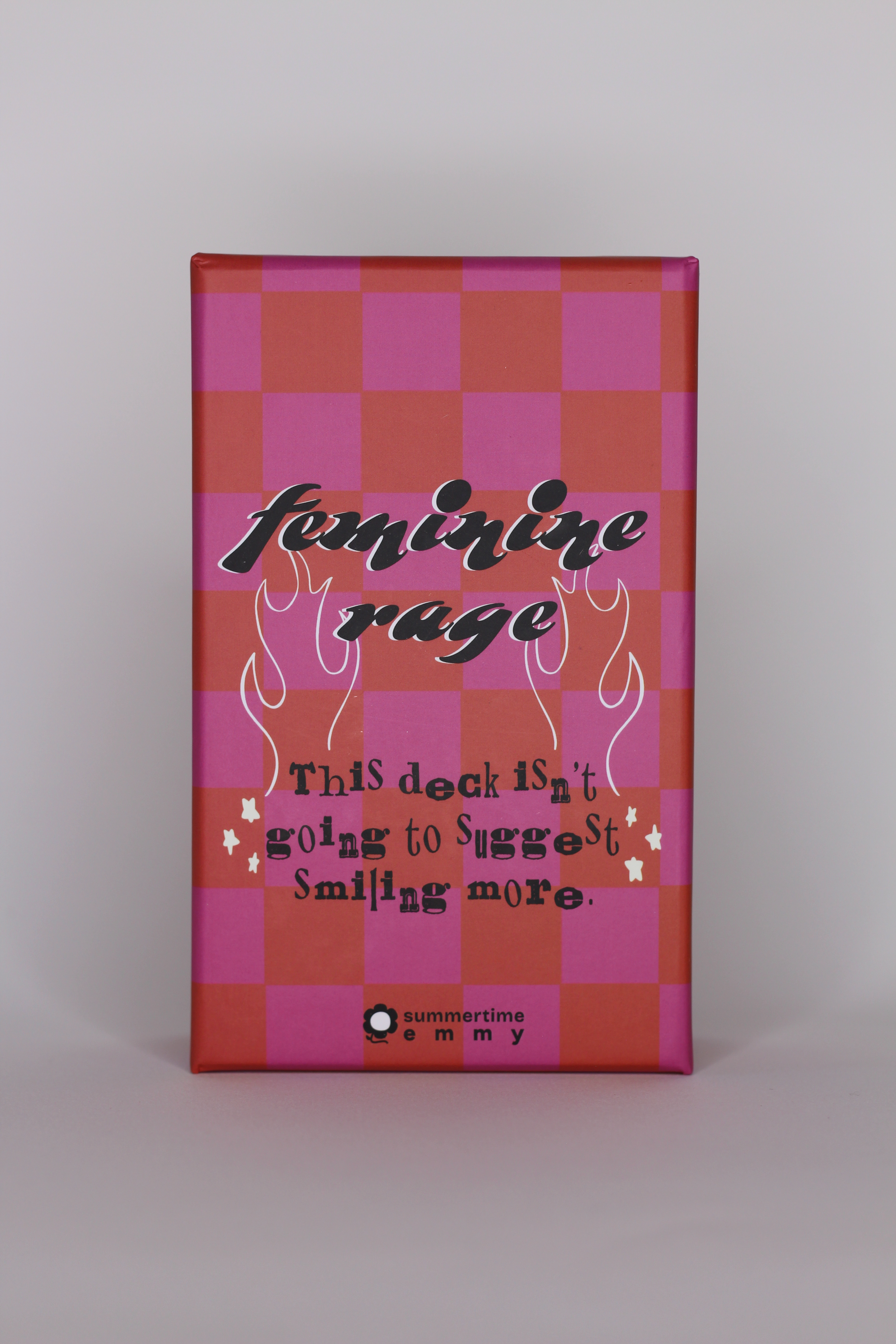 Feminine Rage tarot deck box