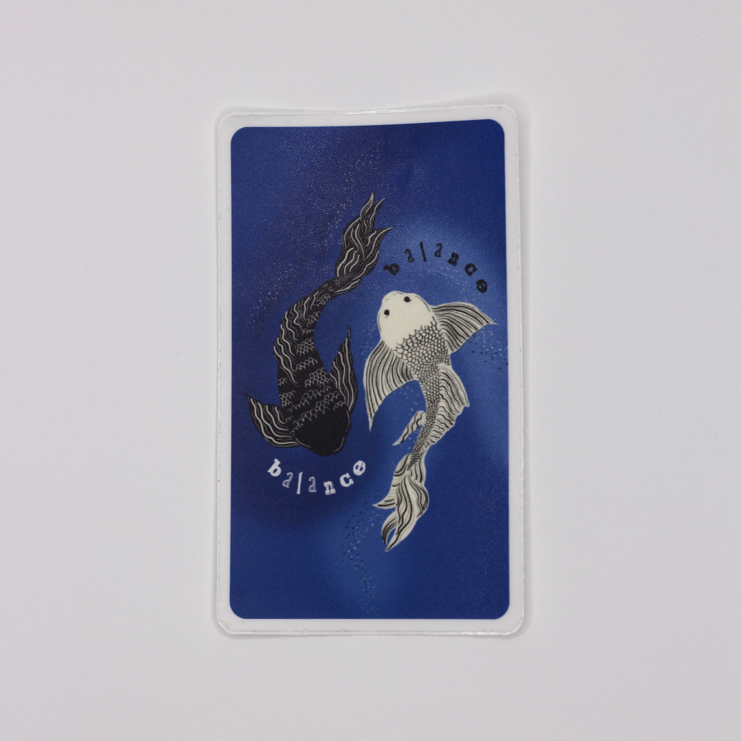 Feminine rage oracle sticker: "balance"