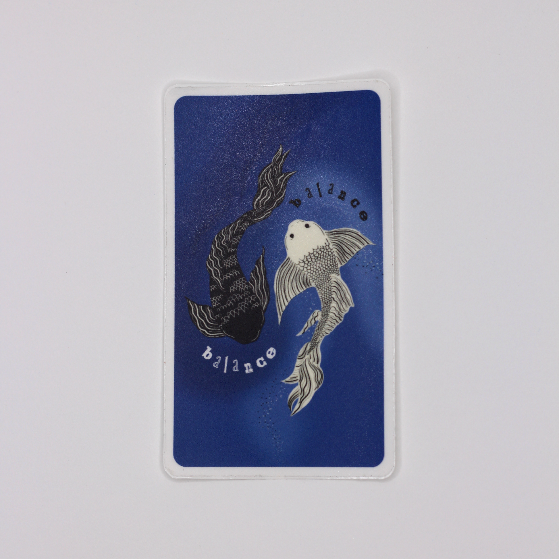 Feminine rage oracle sticker: "balance"
