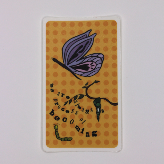 Feminine Rage Oracle Sticker: Becoming