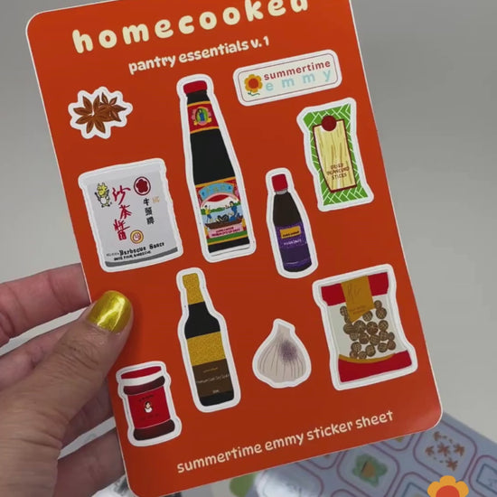 Homecooked sticker sheet