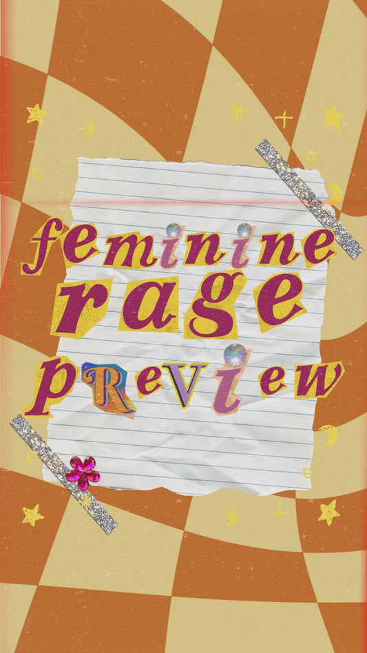 Feminine Rage Tarot art preview